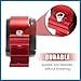 A ABSOPRO Car Oil Fuel Gas Pump Mounting Bracket 46mm Single Clamp Cradle Aluminum Alloy Red Item Replacement