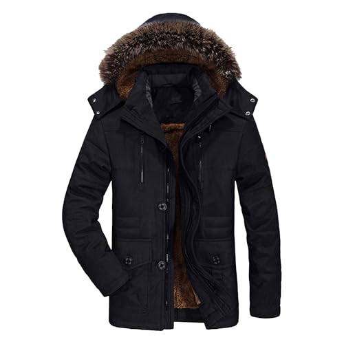Veste militaire d'hiver chaude homme doublée Sherpa isolante