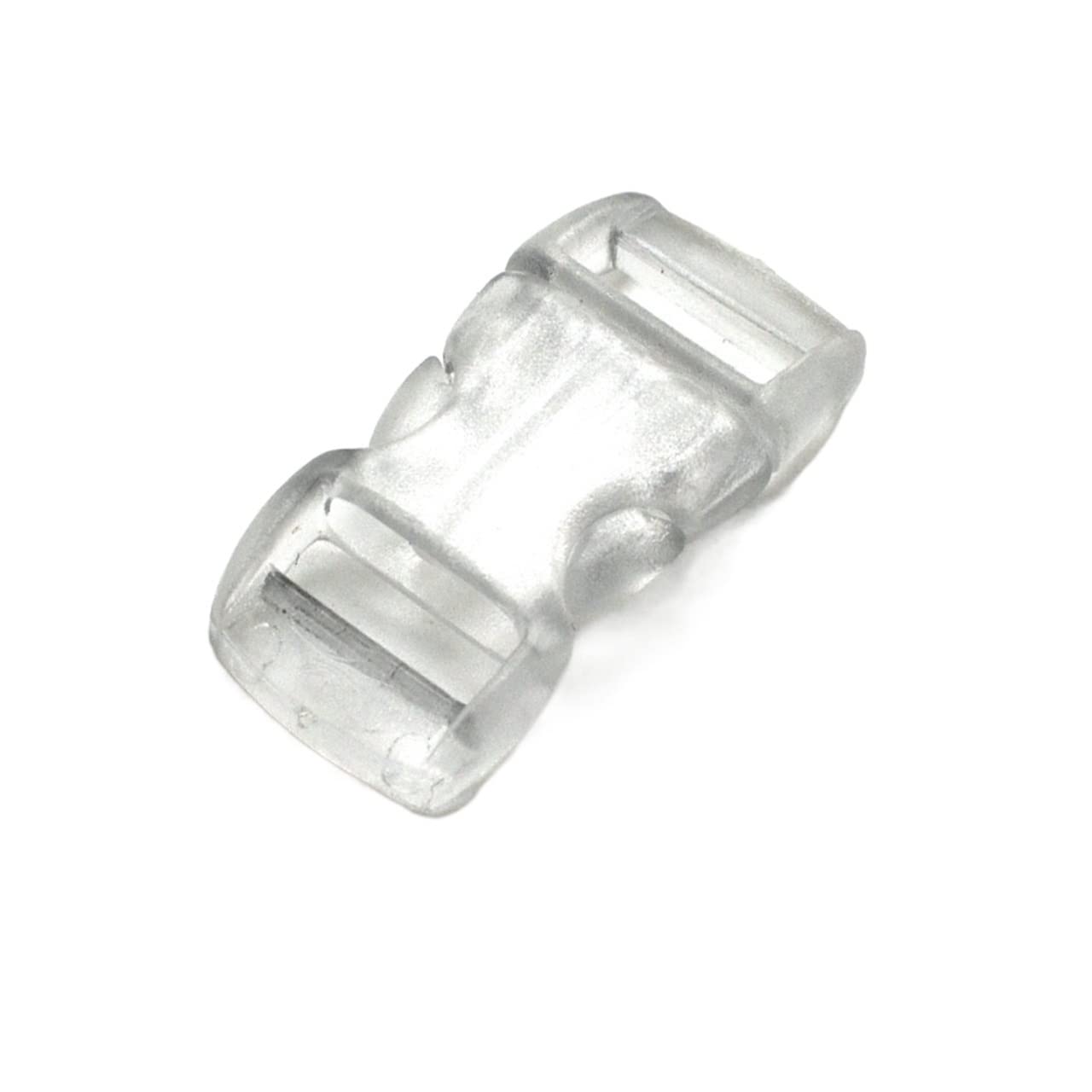 Boucles de libération 3/8 mini clip plastique 10mm transparent pour collier chat et paracorde