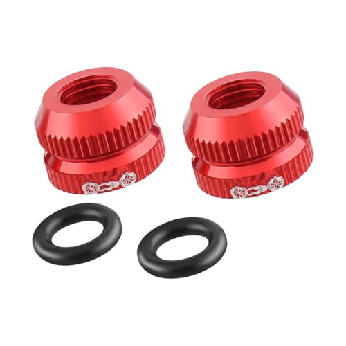 2lots Easyly Install Bike Valves Nut Professional Valves Nut Vacuum Valves Caps Mountain Bike Accessories