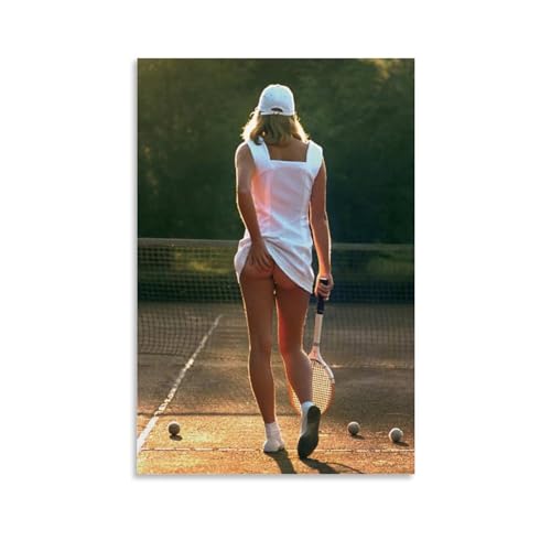 UNBIT Tennis Girl Poster Wall Art Room Aesthetic Decoration Canvas