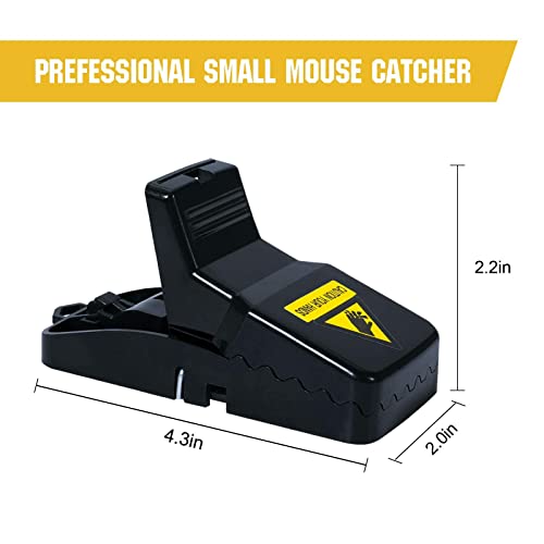 Uskich Mouse Traps,Mice Traps For House,Small Rat Traps That Work,Mice Killer Indoor Mouse Snap Traps No See Kill Mousetraps Quick Effective Mouse Catcher For Family And Pet-20 Pack thumb #3