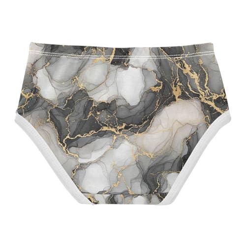 Marble Black Underwear Girls, Toddler Girl Briefs, Cotton Underwear Girls, 2–8 Years2