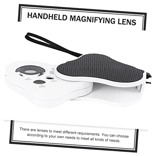 Loupes de lecture pliables avec lumière LED pour décoder les petits caractères