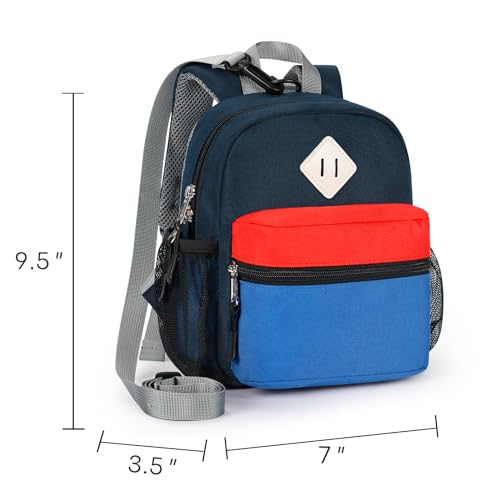 Image of STEAMEDBUN Toddler Backpack Leash - Anti-Lost Harness Backpack for Boys Girls 1-3 - Blue
