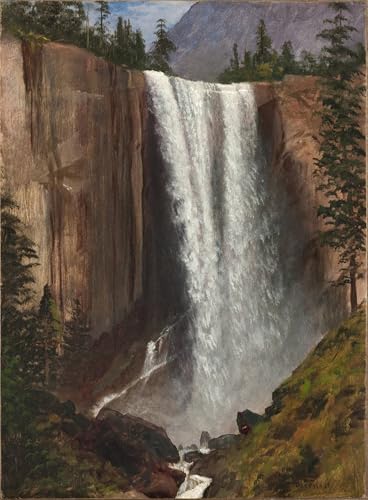 Tableau vintage Vernal Falls Albert Bierstadt pour sublimer un mur vide de salon