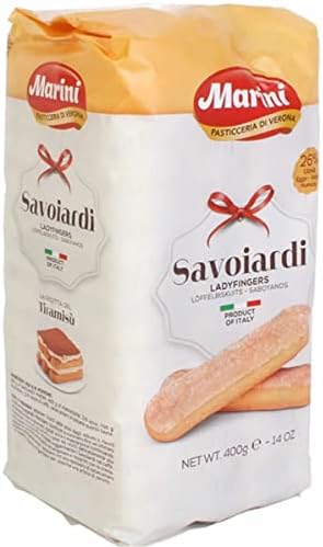 Marini Savoiardi Italian Ladyfingers Cookies 400 Grams - Biscottificio di Verona Italiani - Product of Italy