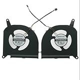 La paire de ventilateurs CPU + GPU restaure le refroidissement — idéal pour les bruits forts du ventilateur, la surchauffe, le faible flux d'air ou la défaillance du ventilateur; prise CC 12 V 4 broches.