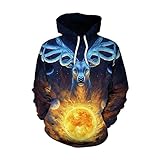 Christmas Sweatshirt Women Men Lovers 3D Print Long Sleeve Hoodie Pullover Top