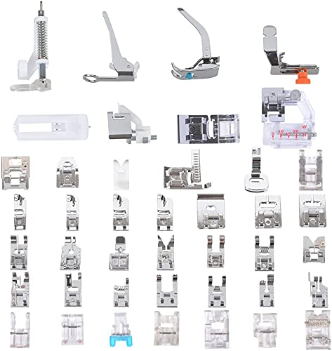 SYGA Set of 42 Home Professional Sewing Machine Presser Feet Kit_42 pieces_Silver-image-31