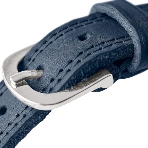Collier pour chien réglable en cuir véritable souple et résistant LEMVIG