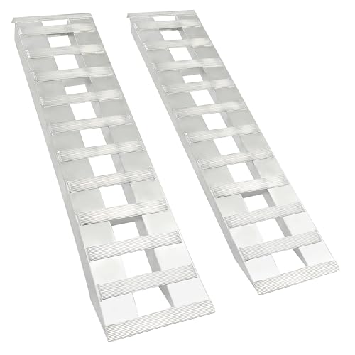 Rampa para tráiler KUAFU 60" x 15" para motos y carros miniatura 3