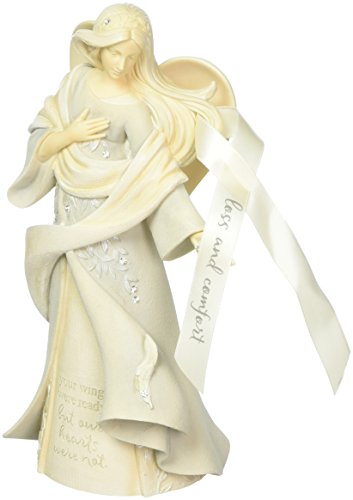 Foundations Loss & Comfort Angel Stone Resin Figurine, 9.25”
