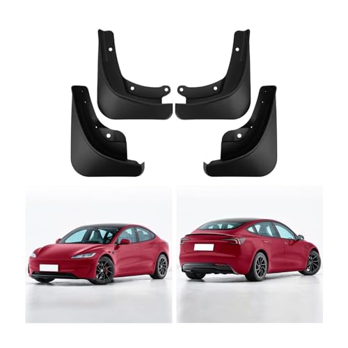 Guardabarros para Tesla Model 3 2024-2025: protectores contra salpicaduras de barro 4