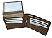 BMF Embroidered Genuine Leather Wallet Brown Authentic