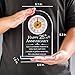 YWHL 25th Wedding Anniversary Clock Gifts for Couple, 25 Year Anniversary Keepsake Gifts for Husband/Wife, Glass Clock Decoration for 25 Years for Marriage (Battery not Included)