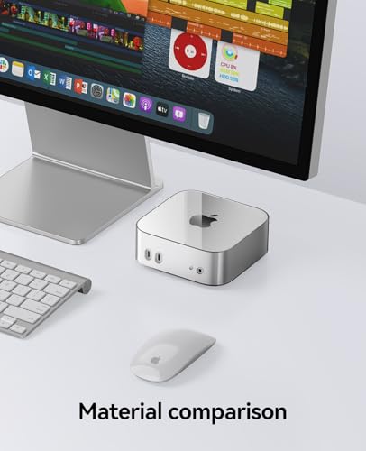 Image of ORICO TPU Case for Mac mini M4 /M4 Pro, Compatible with Mac mini 2024 Protective Cover, Precision Fit Sleeve, Slim Shell Design, 360 Protection & Efficient Heat Dissipation, Anti-Scratch, Transparent