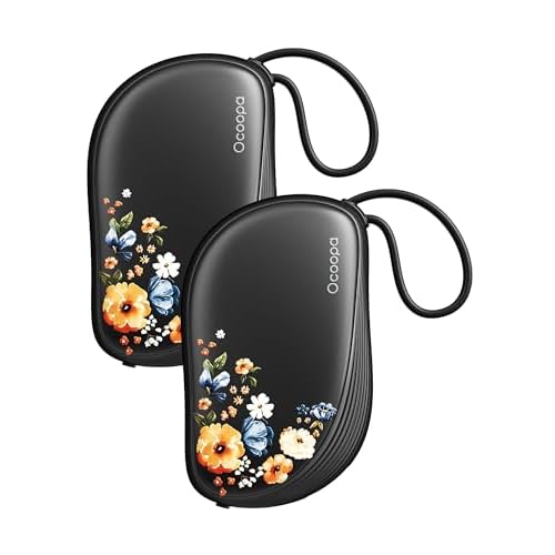 OCOOPA Hand Warmers Rechargeable 2 Pack, Ultra Slim Electric Hand Warmers, Portable Pocket Heater, Comb-Inspired, Fits in Gloves,UL Certified, Winter Essentials,UT5 Sway Meadow Whisper(Ocoop