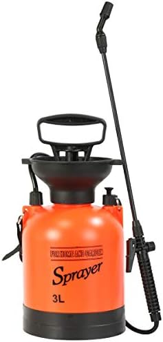 CLICIC Lawn and Garden Portable Sprayer - 0.8 Gallon - Pump Pressure Sprayer Includes Adjustable Shoulder Strap