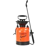 CLICIC Lawn and Garden Portable Sprayer - 0.8 Gallon - Pump Pressure Sprayer Includes Adjustable Sho