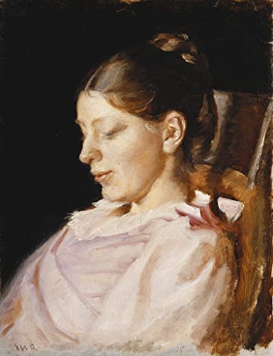 Lienzo premium de Anna Ancher, pintura de Michael Peter Ancher en formato 60x90cm de alta calidad