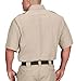 Propper Men’s Tactical Short Sleeve Ripstop Shirt – Teflon Fabric Protection with Epaulettes & Document Pockets for Public Safety – Khaki, Small
