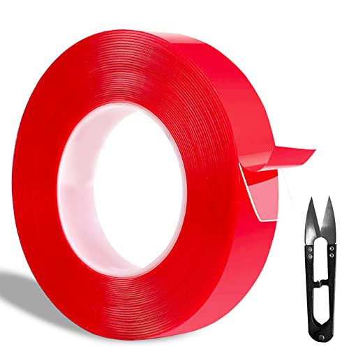 Ya en mundofriki.es: Cinta doble cara Extrafuerte 19 mm x 11 m | Pegamento doble cara, cinta doble cara tiras led exterior impermeable y adhesivo cuadros pared. Fijación en madera, plástico y metal, Sin dañar superficies.