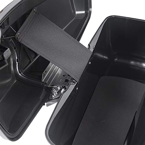 Alforjas rígidas para moto con kit de montaje KUAFU miniatura 7