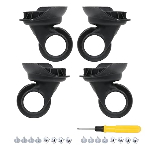 BQLZR Luggage Wheels Spinner Suitcase W003 with Screw for Travel Case Repair Pack of 4