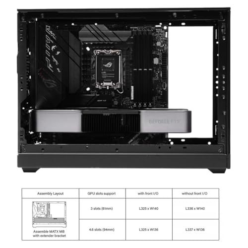 SSUPD Meshroom D Mini-ITX Small Form Factor (SFF) Case - Full Mesh Side Panel - Tool-Free and Easy Accessibility Black (Variant B) by SSUPD - Image 6