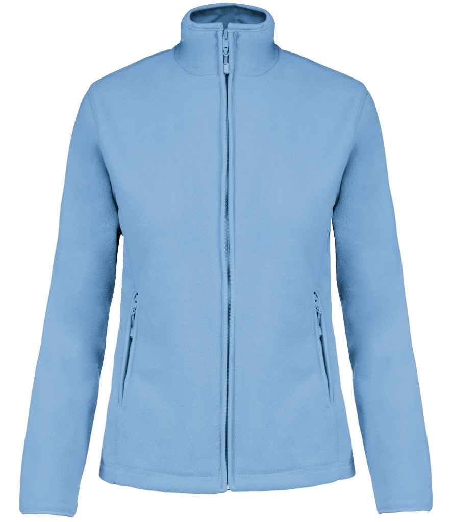 COOZO Ladies Maureen Micro Fleece Jacket - Sky Blue - 2XL