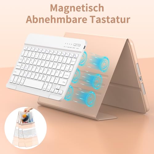 TQQ Tastatur Hülle für iPad (9./8./7. Generation) – Ansicht 4