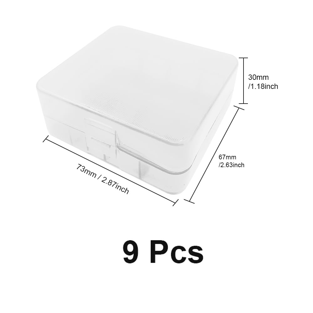 4 Custodie Batterie 18650 - Portabatterie Plastica Bianco | Organizza E Proteggi 8 Batterie Cadauna - Foto 2