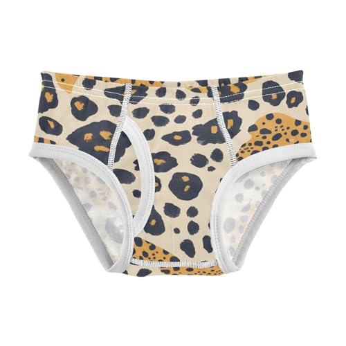 KLL Leopard Print Toddler Boys Cotton Underwear Cute Children Panties