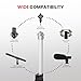 Pyle Telescope Microphone Boom Fish Pole for Shotgun Mics with Adjustable Length-5.7’ ft. (PMKSB06), Black