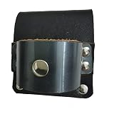 Morezing Black Leather Hammer Holster Axe Belt Holder