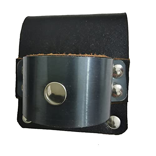 Morezing Black Leather Hammer and Axe Belt Holster #TOP18