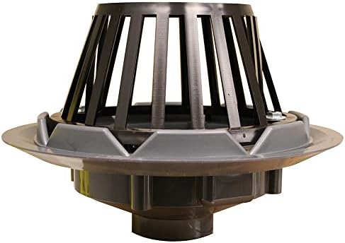 Jones Stephens R18013 2 PVC ROOF DRN W/PLAS Dome - N/A