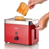 GRAEF. TO63EU TO63 2-Scheiben Toaster, Kunststoff, Rot – Ansicht 5