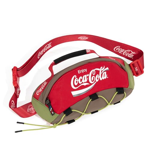 Image of Coca-Cola Fanny Pack, Water Resistant Crossbody Waist Bag with Adjustable Strap