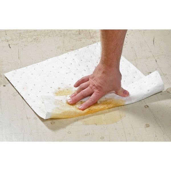 Image of Brady SXT30DP SXT Oil Only Absorbent Roll, Heavy Weight, Polypropylene, 30 inch x 150', White