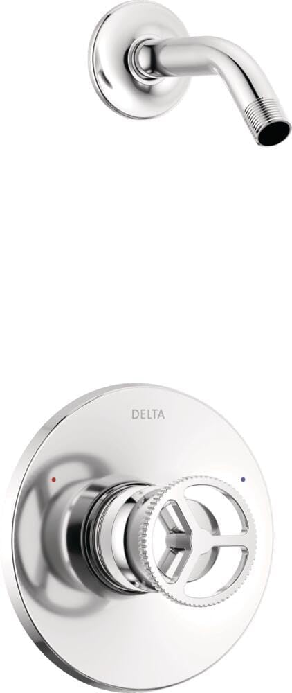 Delta Faucet Trinsic 14 Series Single Handle Chrome Shower Faucet Set, Shower Trim Kit, Shower Fixtures, Shower Handle, Chrome T14258-LHD (Shower Head and Valve Not Included)