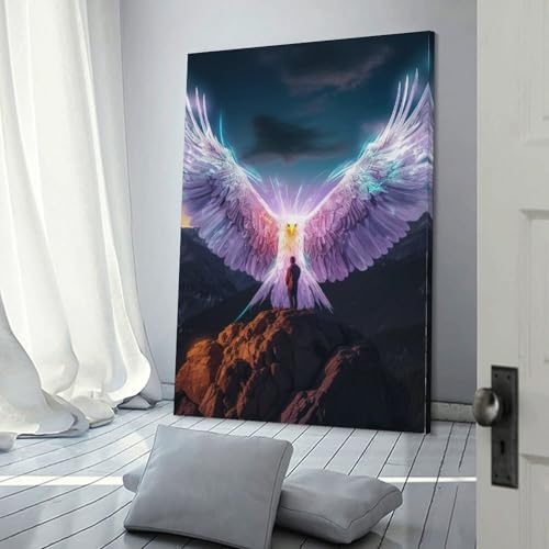 Art de salle de bain amusant POLIUAWS Mysterious Guardian1 affiche couloir maison