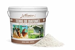 LE FERMIER terre de diatomée blanche pour poulailler