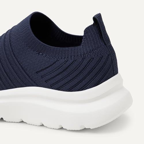 Amazon Essentials Women's Slip-On Lightweight Knit Walking Shoes, Navy, 7.5 - image 6