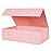 Aimyoo Pink Collapsible Gift Box with Magnetic Closure Lids 10.5x7x3 in, Bridesmaid Groomsman Proposal Boxes, Rectangle Storage Box 1 Pack