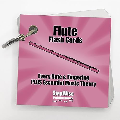 Music Flash Cards: Notes, Fingerings, & Music Theory (Flute)