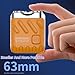 R-12 Luggage Electric Shaver, Beard Shaver Mini and Portable Suitcase Design, Electric Mini Razor Portable Electrics Shavers, USB Rechargeable One-Button Long Lasting for Home Travel (Orange)