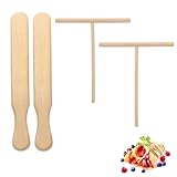 4 Stück Crepes Verteiler, Crepes Wender, Crepes-Set, Crepes Verteiler, Crepes Wender, Praktische Küchenhelfer für Perfekte Crêpes, Galettes & Pfannkuchen und Leckere Speisen