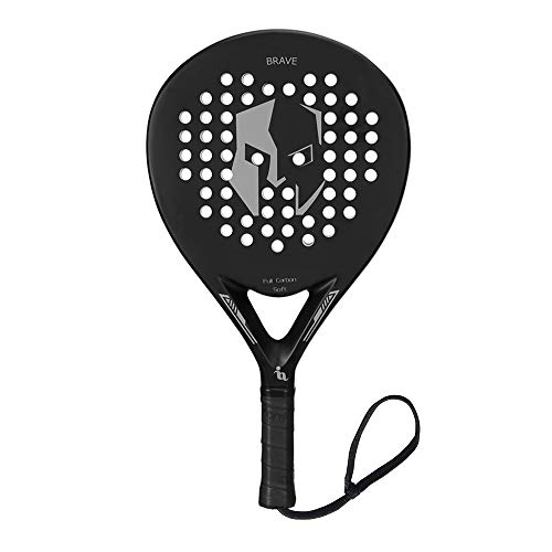 ianoni Tennis Padel Beach Racket Tennis Paddle with Carbon Fiber Face and EVA Memory Foam Core-Used Interchangeably for Paddleï¼ˆPadel ï¼‰ and Paddle Tennisï¼ˆPOP Tennisï¼‰